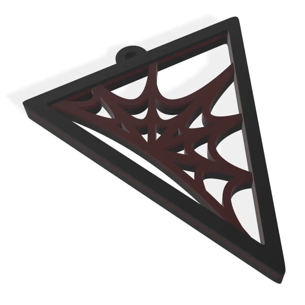 Halloween spider 3D .obj .stl Files for Necklace - Earrings - Keychain 3D Print Works - Image 2