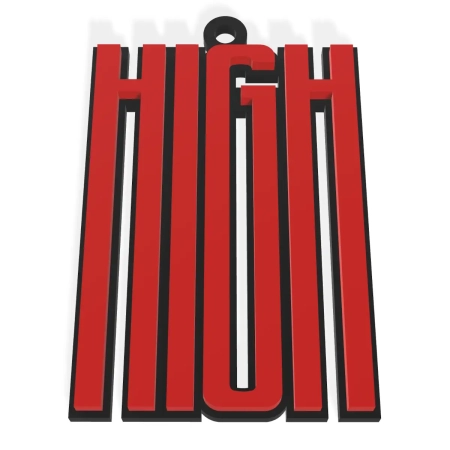 High People 3d .obj .stl Files for Necklace - Earrings - Keychain 3d Print Works