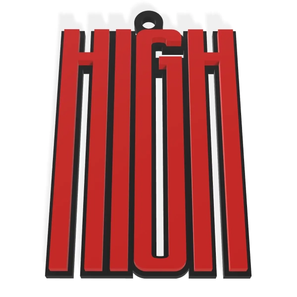 High People 3d .obj .stl Files for Necklace - Earrings - Keychain 3d Print Works