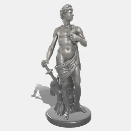 Amor Patriae Sculpture 3D STL File (Allegory Symbolizing Patriotism)