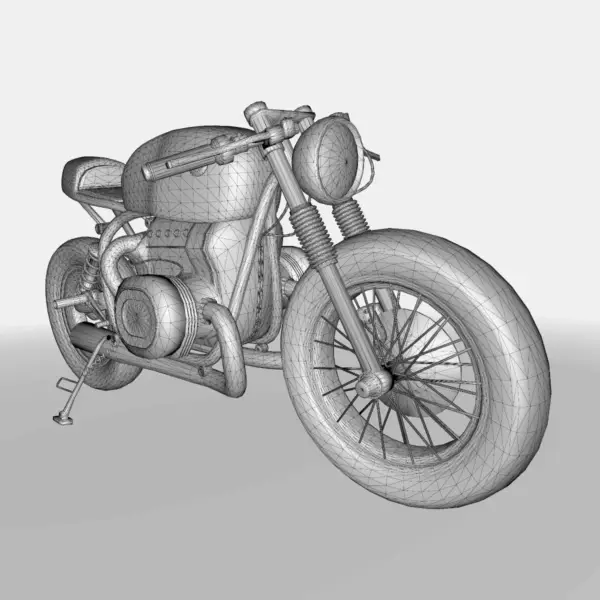BMW Racer Motorbike 3D STL File - Image 2