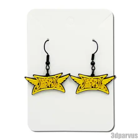 Baby Metal Earrings, Babymetal Logo Earring