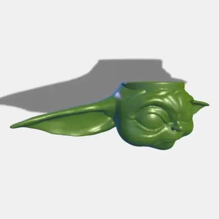 Baby Yoda Pot 3D STL File