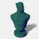 Captain America Bust 3D STL File
