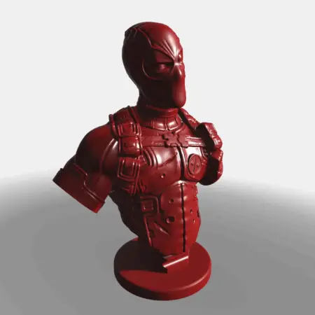 Deadpool Bust 3D STL File
