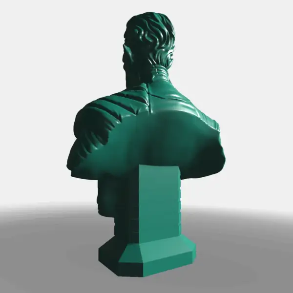 Admiral Gord Bust 3D STL File - Image 2