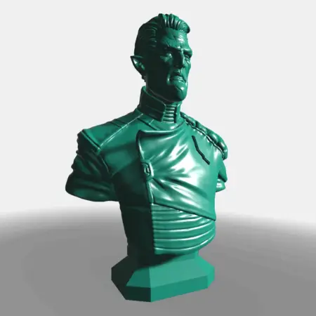Admiral Gord Bust 3D STL File