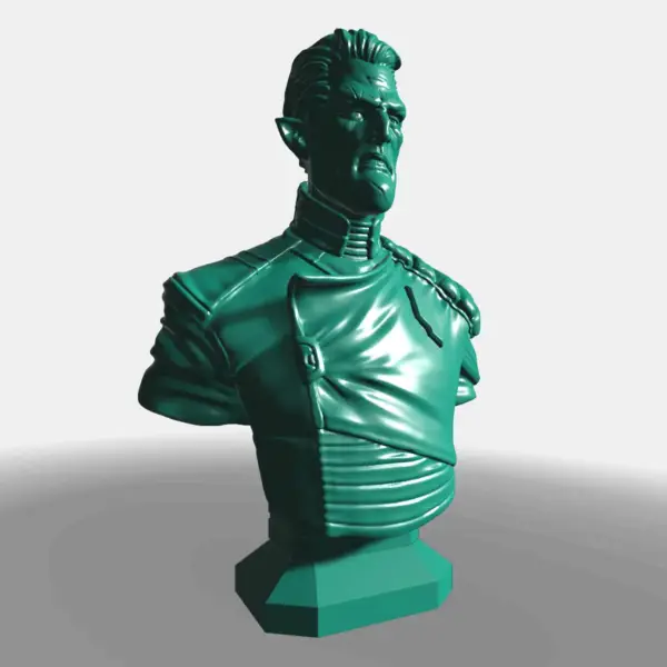 Admiral Gord Bust 3D STL File