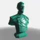 Admiral Gord Bust 3D STL File