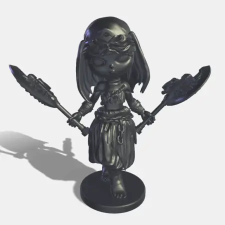 Nepheli Loux Warrior 3D STL File