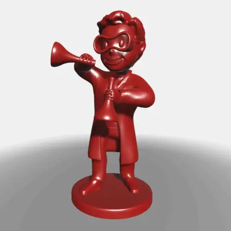 Vault Boy in Lab 3D STL File