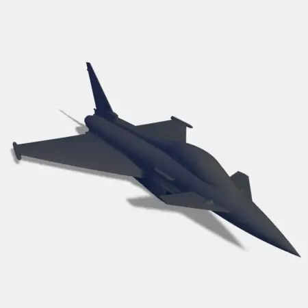 Eurofighter Typhoon STL File, Typhoon Multi-role combat Aircraft 3D STL File