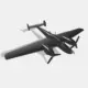 Messerschmitt BF-110 STL File, German Night Fighter Bomber Me 110 3D STL File