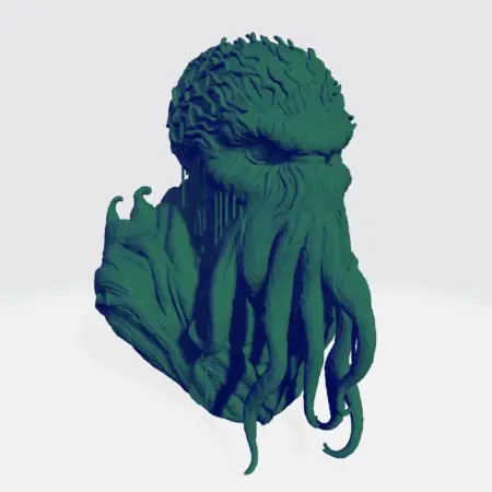 Brutal Cosmic Monster, Cthulhu Octopus Monster, Mythos Creature 3D STL File