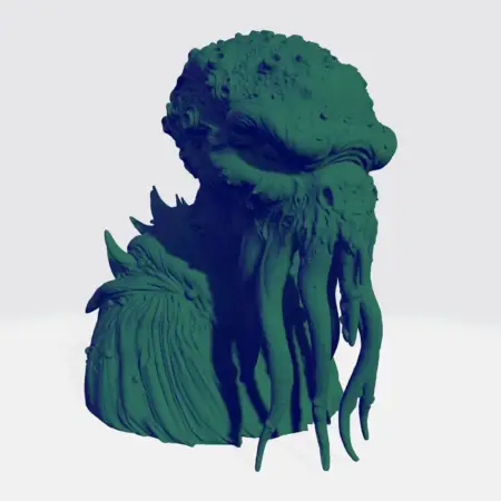 Brutal Cosmic Monster, Cthulhu Octopus Monster, Mythos Creature 3D STL File