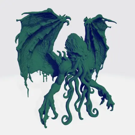 Brutal Cosmic Monster, Cthulhu Octopus Monster, Mythos Creature 3D STL File