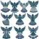 10 Beautiful Christmas Angel Ornaments STL 3D Print Files