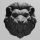 Creepy Lion Head Ornament STL 3D Print File