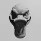 Scary Duck Head Ornament STL 3D Print File