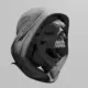 Scary Reaper Skull Ornament STL 3D Print File