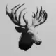 Deer Head STL Download, Cervidae Cervinae STL 3D Print File