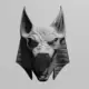 Jackal Anubis Head STL Download, Egyptian God Anpu STL 3D Print File