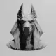 Jackal Anubis Head STL Download, Egyptian God Anpu STL 3D Print File