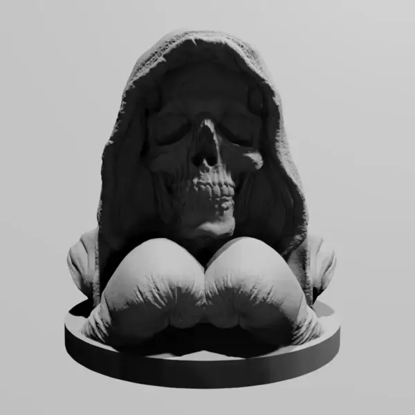 Skull Boxer STL Download, Skeleton Boxing STL 3D Print File
