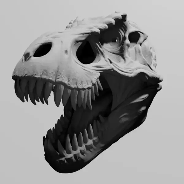 Tyrannosaurus Dinosaur STL Download, Dinosauria Reptile STL 3D Print File