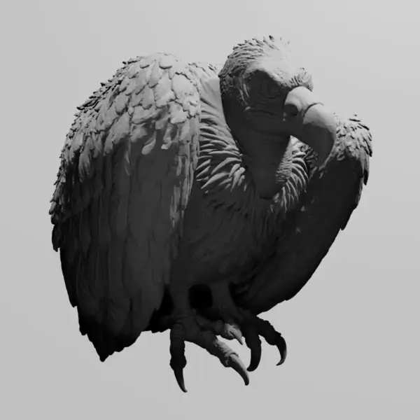 Vulture STL 3D Print File, Predator Condor STL Download