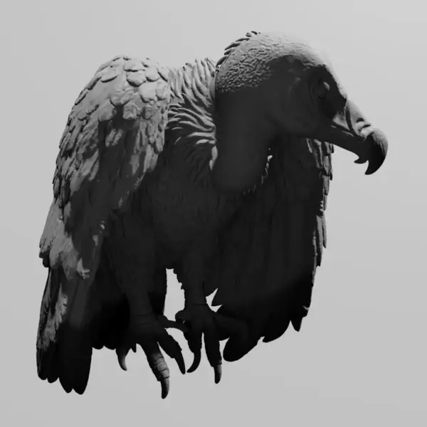 Vulture STL 3D Print File, Predator Condor STL Download