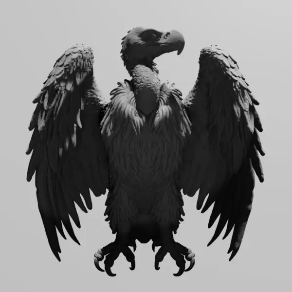 Vulture STL 3D Print File, Predator Condor STL Download